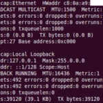 ifconfig ubuntu output